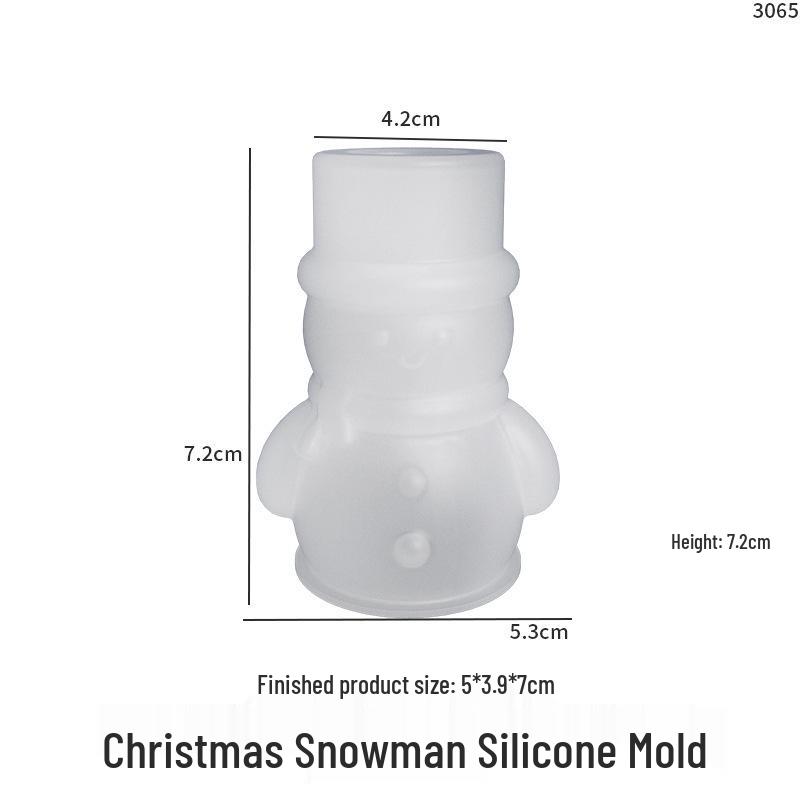 

Poppy DIY Silicone Mold - Snowman, Reindeer, Bell, Candlestick & Christmas Vase Container