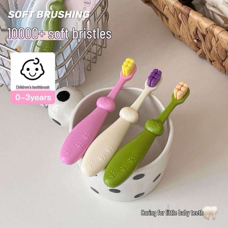 Kitten Soft Bristle Baby Toothbrush (0-3 Years)