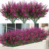 Outdoor Artificial Simulated Green Plants 7 Heads 35 Mesh Lavender Fake Flower Plant Window Decoration Pointed Wheat Ear Handle Bundle