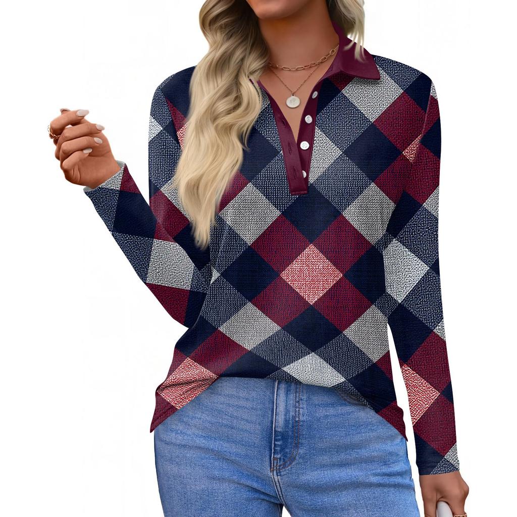 Koszula damska z krótkim rękawem i nadrukiem, zapinana na guziki, modna, swobodna, z klapami