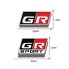 GR Sport 3D Metal Car Steering Wheel Interior Badge Emblem Decals For C-HR C-orolla R-AV4 Prius C-amry