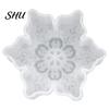 Epoxy Mold Soap Easy Demoulding Heat-Resistant Non-stick Mirrored DIY Silicone Christmas Snowflake Candle for Home Drip
