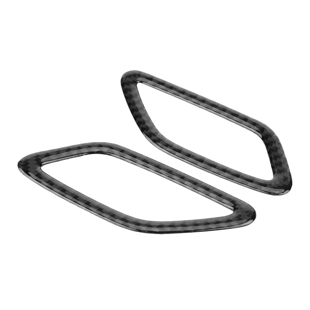 2Pcs Carbon Fiber Dashboard Outlet Cover for Mercedes A Class CLA GLA W169 W117 Classic Style