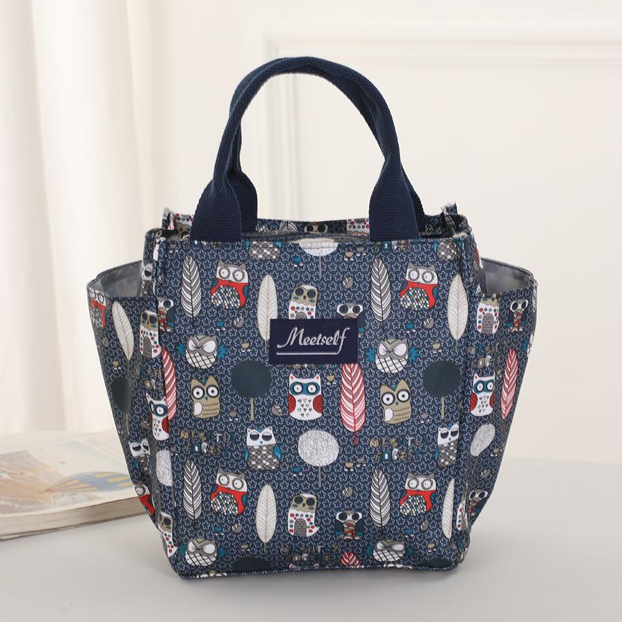 New Multi-pocket, Large-capacity Insulated Tote Bag with Rice, Office Lunch Box Bag, Picnic Lunch Box Bag