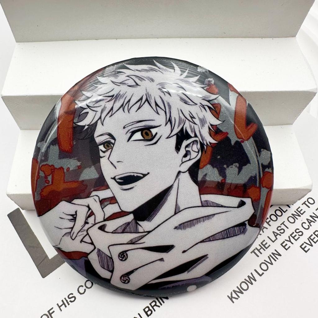 Jujutsu Kaisen Anime Cartoon Charakter Abzeichen Rucksack Anhänger Hoher Wert Brosche Fan Merchandise Niedliche Accessoires Geschenk Für Fans