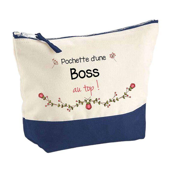 Trousse de maquillage - PLANETEE - Boss au Top - Grand format - Coton - Impression HD