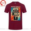 Novelty Funny Tops Never Forget Sarcastic Graphic Music T Shirt Vintage Floppy Disk Vhs Tape 90s 80s Cassette Tshirt Streetwear