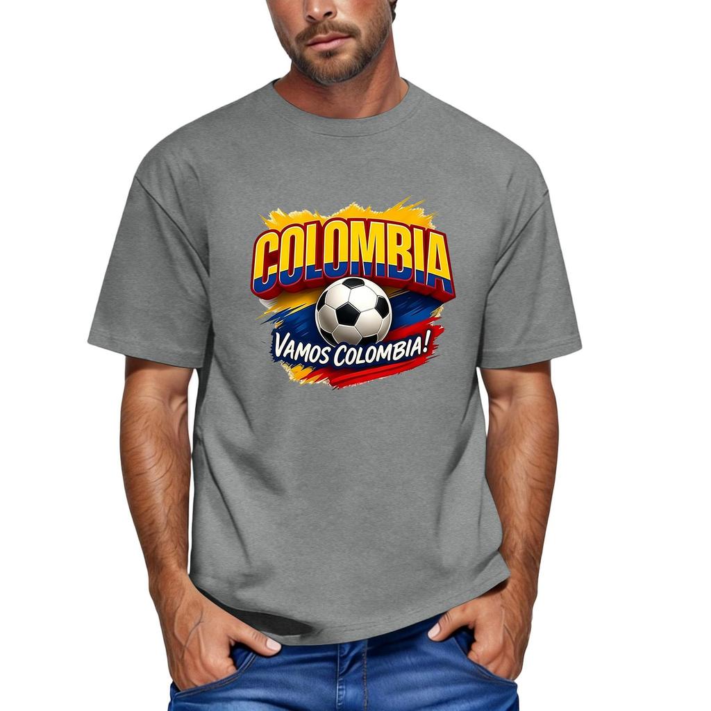 Men's Casual Short Sleeve Crew Neck T-Shirt Soccer Graphic Print Top Lightweight Comfortable Fit