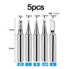 Pure Copper Soldering Iron Tips 900M 200-480°C Fit for Hakko Atten Quick Saike Kada Aoyue 936,938,969,8586 Welding Stations