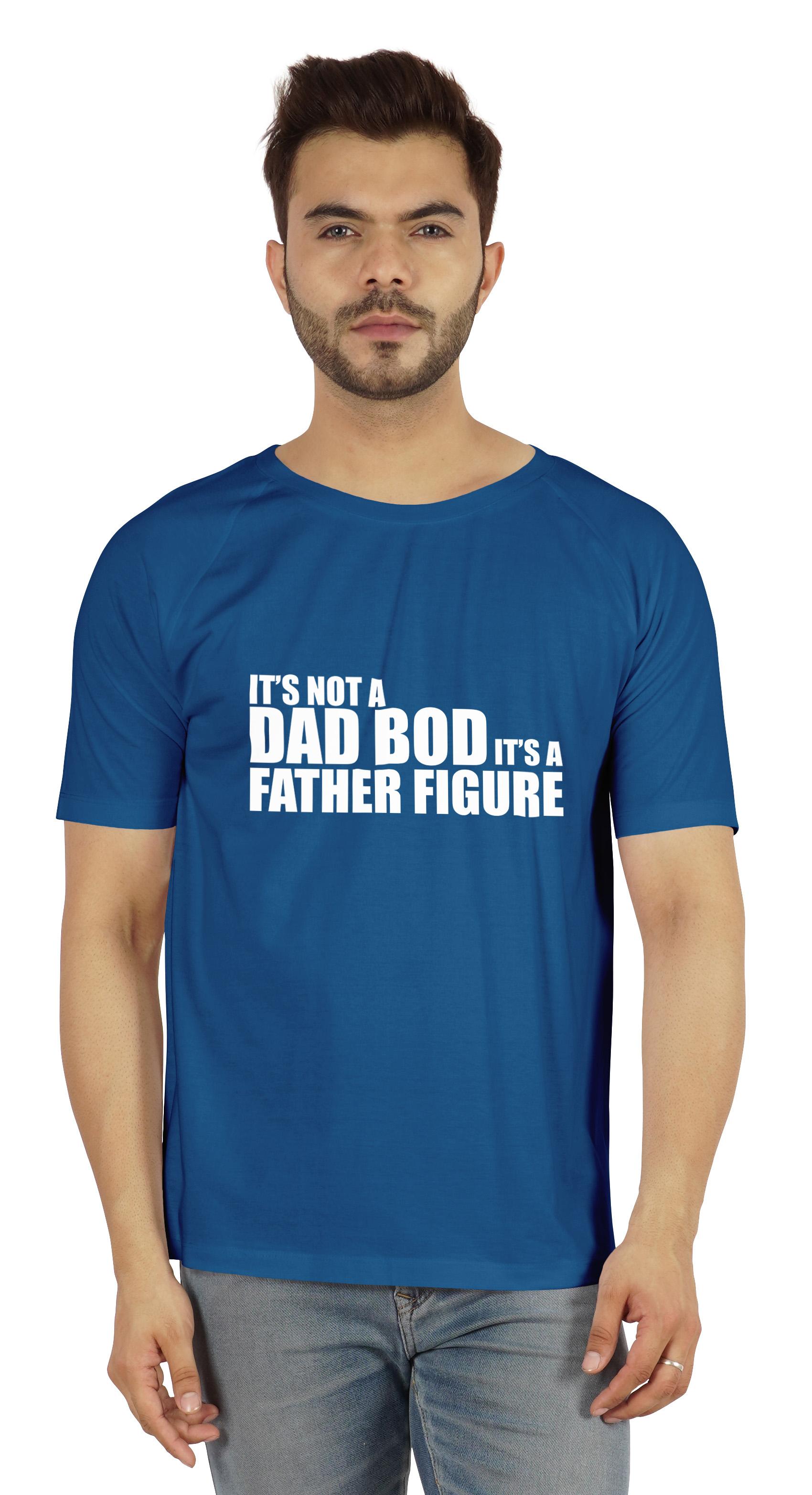 

Футболка Inkmeso Graphic It s Not A Dad Bod It s A Father Figure для тата з рукавами реглан Джерсі XX-Large королівський синій колір