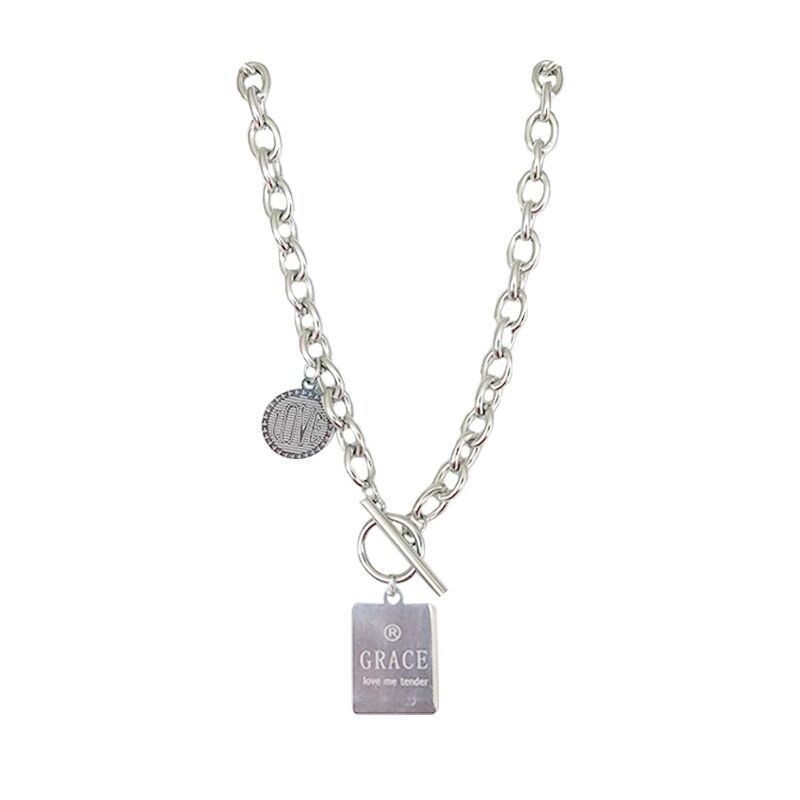 

Новое колье девушки любят цепочка на ключицу сладкая и крутая универсальная нишевая шейная цепочка украшение модные аксессуары