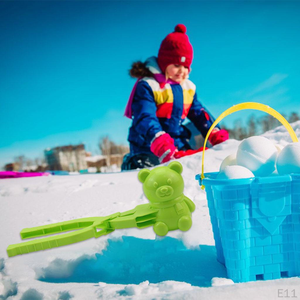 , Снігові Іграшки для Дітей, Зимові Вуличні Інструменти, Затискачі для Сніжків Дитячі Виготовлення Кліп