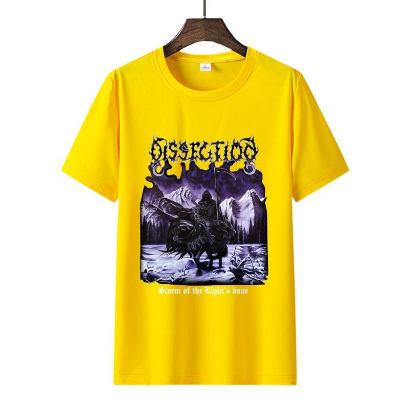 Harajuku Fashion Unisex tričko Death Metal Band Dissection Tričko Storm of The Lights Bane Tričko Běžné Streetwear Tričko Unisex tričko