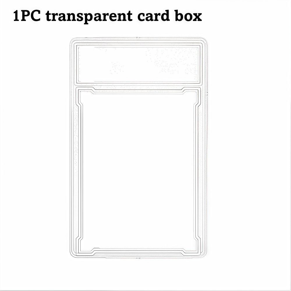 Transparent PSA Graded Card Case Removable Trading Card Protection Box  Storage Display