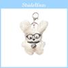 Unique Plush Dog Keychain In Cartoon Style With Fun Accessories For Every Occasion