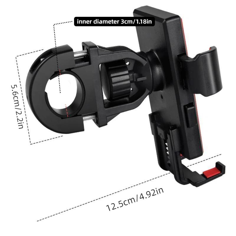 Truck Bus Phone Mount Hands Free 360 Rotation Stable Anti-Shake Grip Universal for Truck Bus Drivers GPS Use