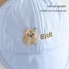 Kids' Soft Brim Duckbill Cap: 3D Cartoon Ear Sun Hat for Boys & Girls