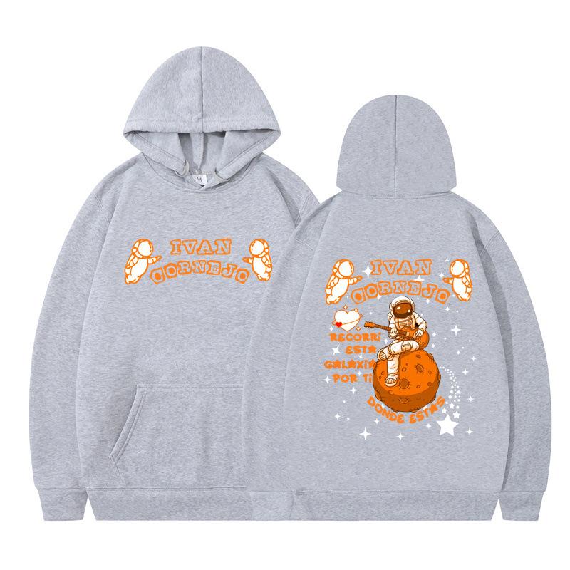 Ivan Cornejo Mirada Tour Double Sided Printed Hoodies Fan Autumn Winter Sweatshirts Hooded for Men Women