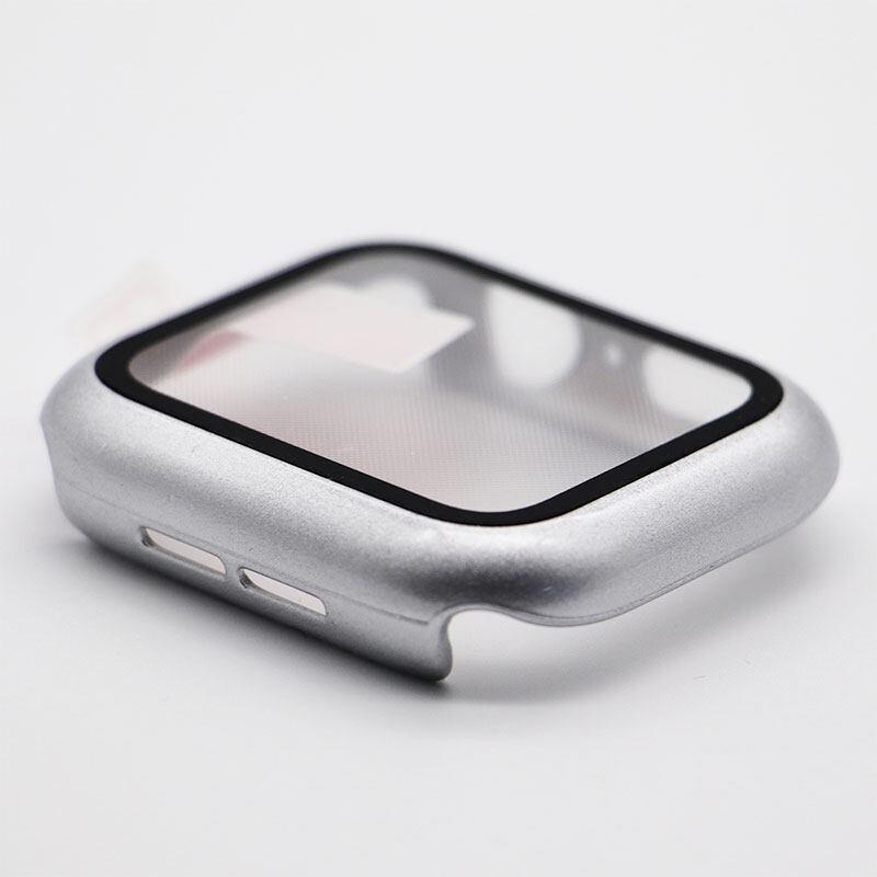 Tempered Glass+Cover PC bumper Screen Protector Case For Apple Watch Series 9 8 7 6 5 4 3 iWatch 45mm 41mm 44mm 40mm 42mm 38mm