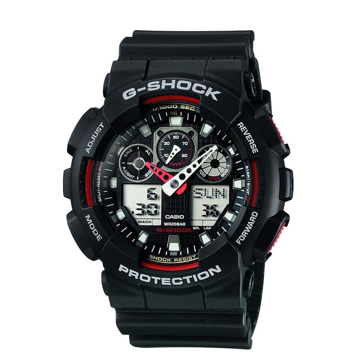 

Casio G-Shock Men s Watch Ana-Digi Overseas Model GA100-1A4 [Parallel Import]