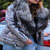 Women Winter Coats Parka Coat Faux Fur Winter Zipper Jackets Long Sleeve Down Parka Winter Jackets for Female