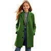 Kids' Color Mid-Length Trench Coat for Fall Winter Outerwear