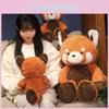 Plush Red Panda Toy Dolls Room Decoration Ornaments Children Gift Festivals