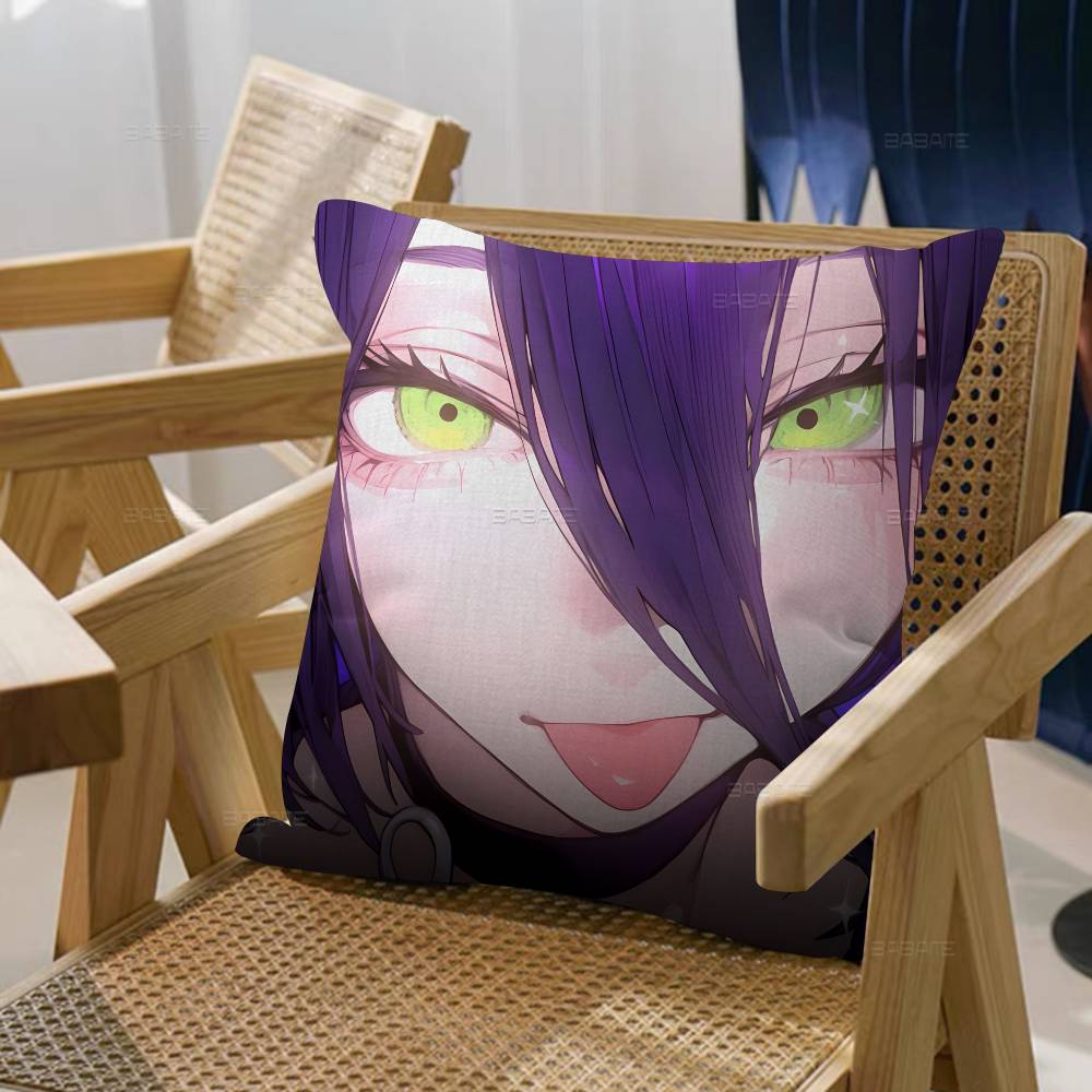 Anime C-Chainsaw M-Man The Movie Reze Arc Pillow Anime Pillow Sofa Bed Head Pillow Cover Cushion Cover 45x45 Cm Fashion