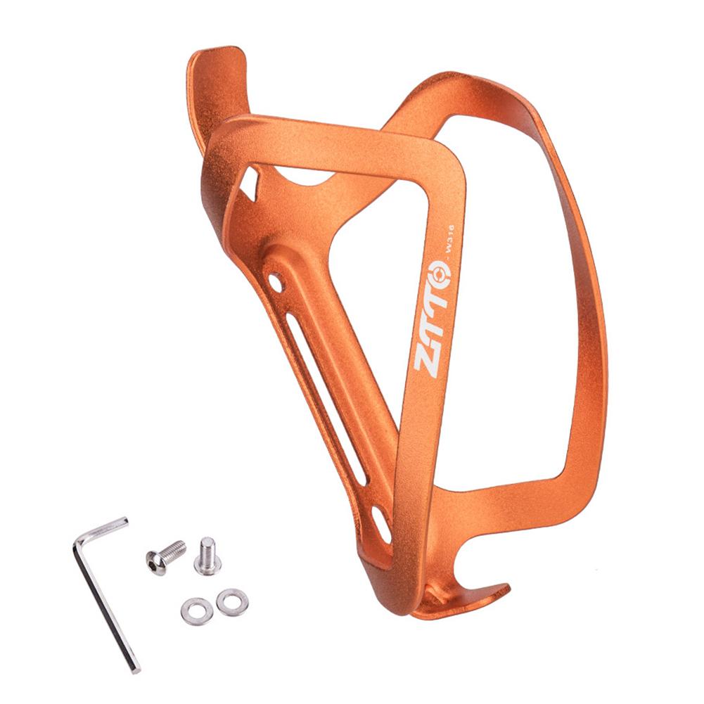 MTB Bicycle Water Bottle Cage Aluminum Alloy Bike Kettle Cage Wear-Resistant Lightweight Water Bottle Bracket for Outdoor Sport