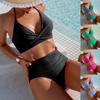 Set Bikini Push Up Vita Alta da Donna Costume da Bagno Due Pezzi