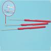10pcs/set Plastic Crochet Hook Needle Red Micro Hook Needle  for Jumbo Braiding