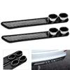 2 Peças/Conjunto Universal Carro Auto Estilo Grade Decorativa Falsa Saída de Ar Tubo Silenciador de Escape Fita Adesiva Modificação de Carro