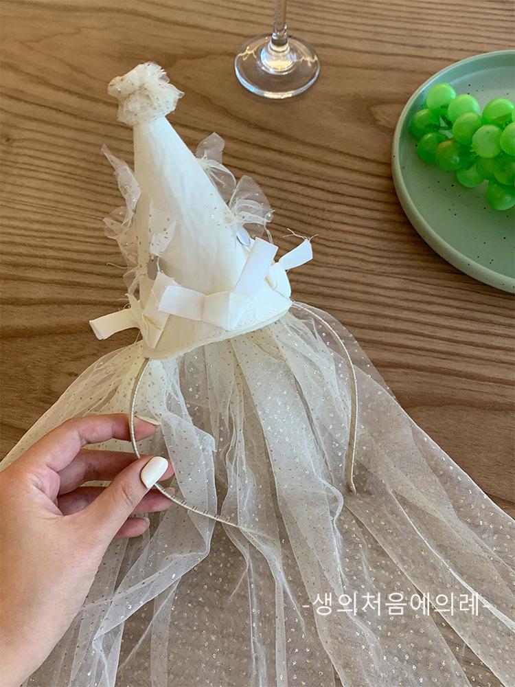 Little Princess Party Veil Hairband - Birthday Photo Prop & Decoration