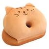Cartoon Cat Neck Pillow: Folding Nap & Backrest Plush Doll for Office & Classroom