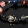 Fashion Planets Bracelets Cosmic Solar System Galaxy Stretch Bangles for Women Men Unisex Handmade Jewelry Accessories Gifts