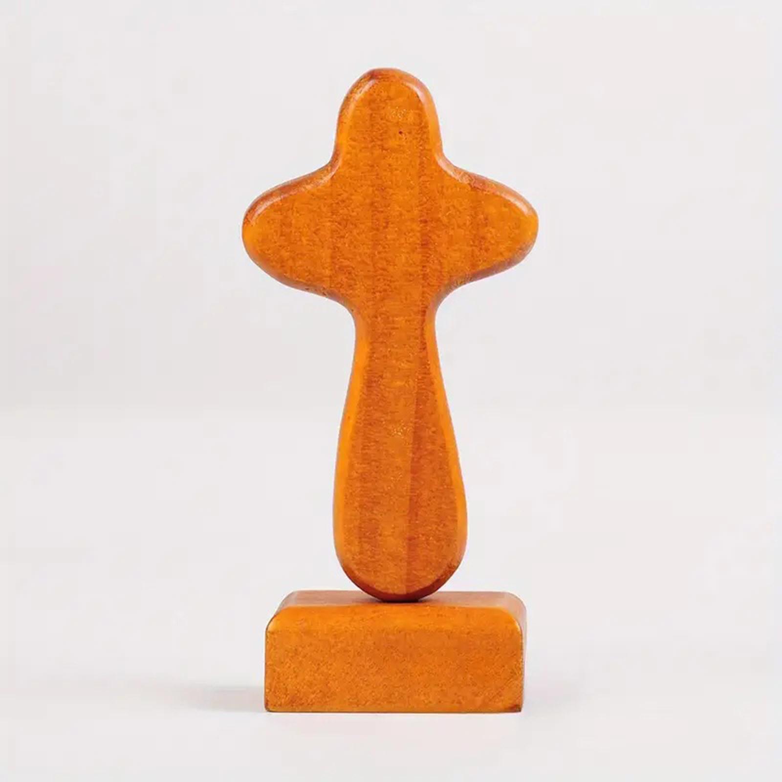 

Деревянный крест Орнамент Деревянный крест с магнитом на основе Декоративный крест Деревянное ремесло Орнамент One Size