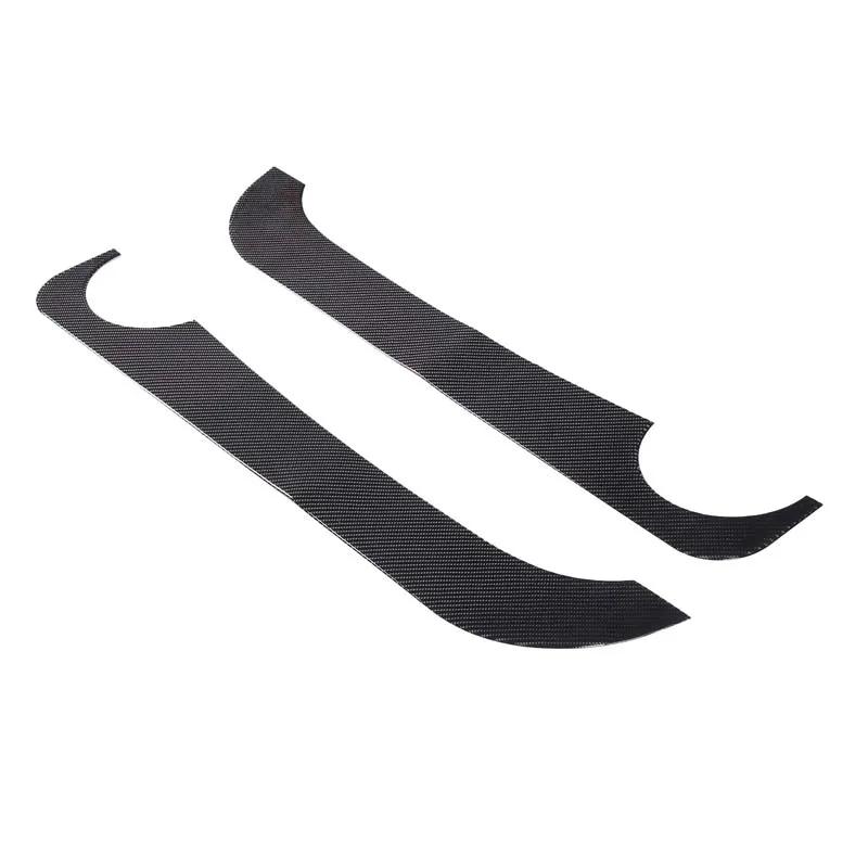 For Fiat 500 2011-2026 Soft Carbon Fiber Car Inner Door Panel Anti-Kick Cover Sticker Trim Auto Accessories