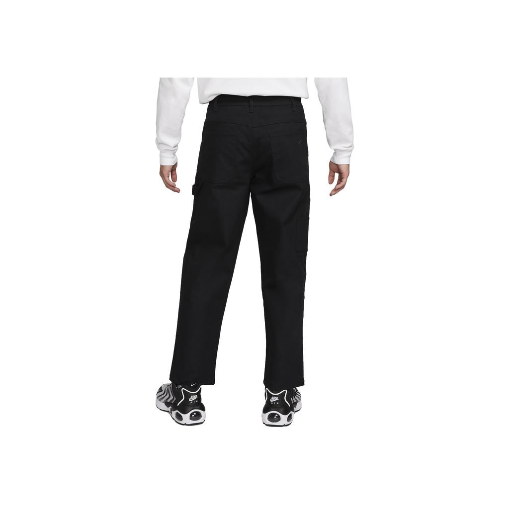 Nike Life Solid Color Multi-Pocket Straight Leg Cargo Pants Men pants FB7199-010