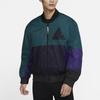 Nike Color Block Casual Sporty Warm and Durable Pilot Cotton Jacket Men Outerwear Teal CK6671-300
