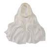 Unilateral golden chain Sunscreen shawl Shining Chiffon Hijab Veil High Qulaity Head Wrap  Outdoor