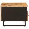 Coffee Table Brown 80 X 54 X 40 Cm Solid Mango Wood