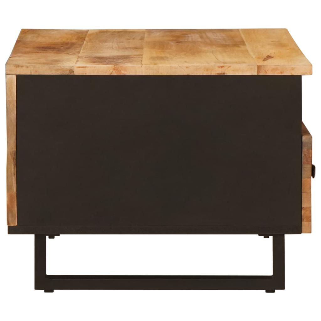 Coffee Table Brown 80 X 54 X 40 Cm Solid Mango Wood