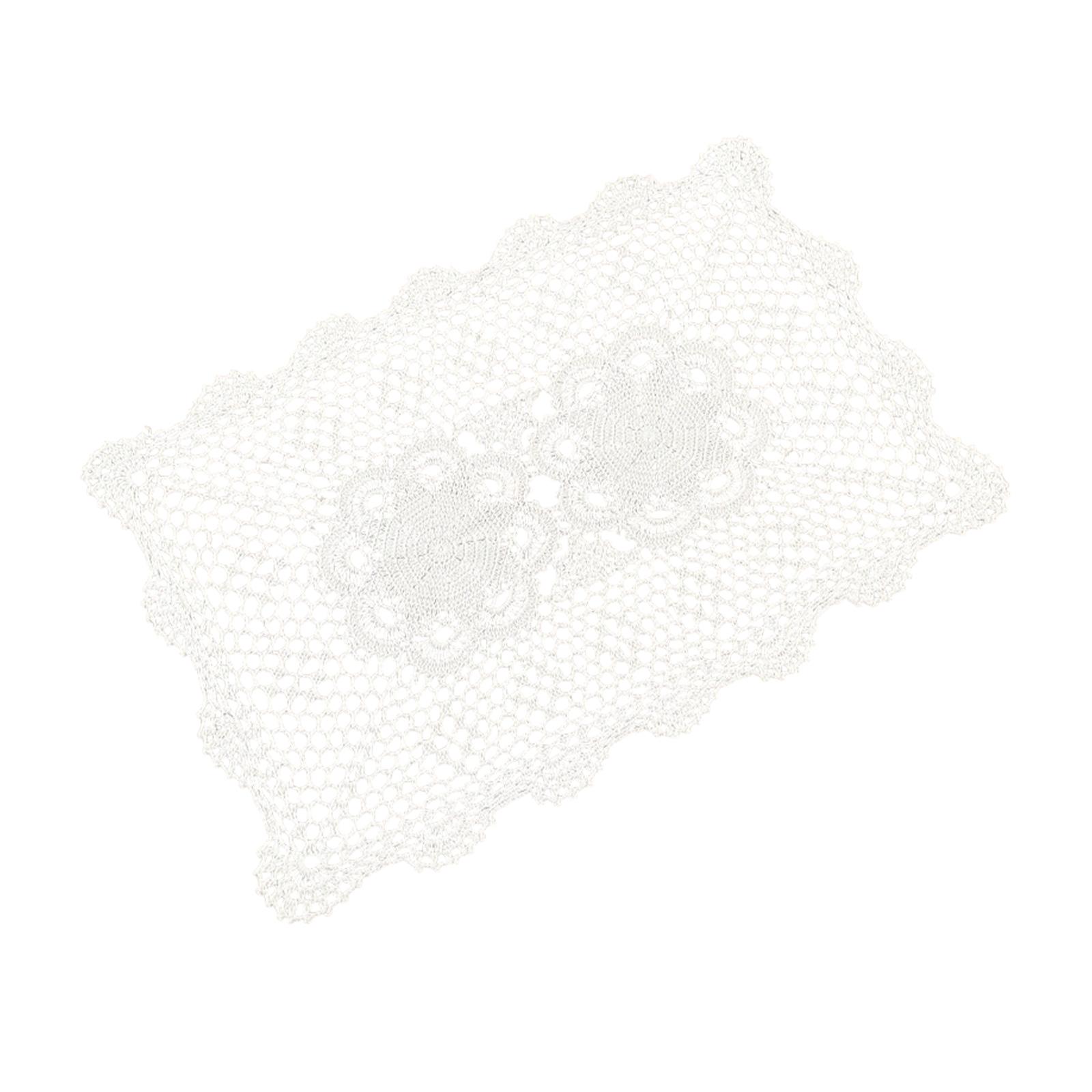 

Square Tablecloth for Dining Table with Versatile Use for Festivals And Home білий
