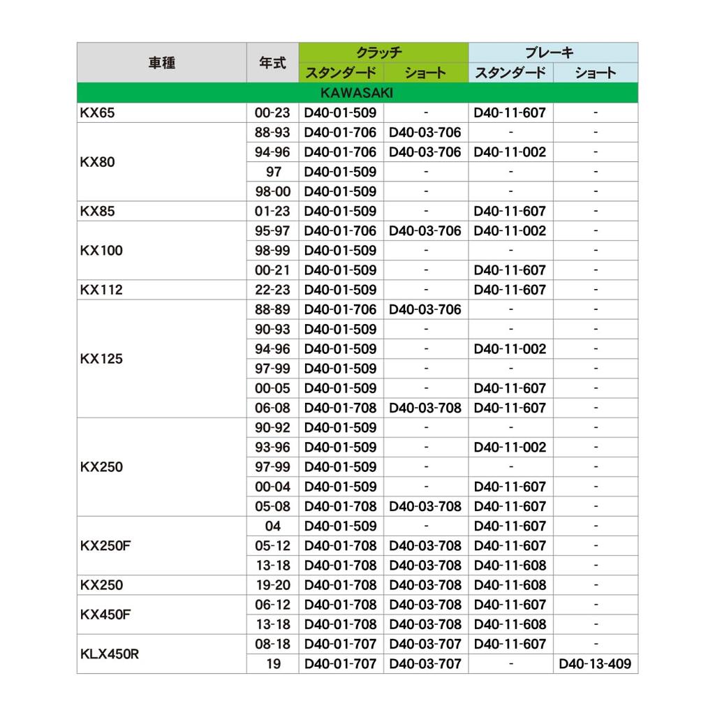 DRC Spojková páka standardní délky KAWASAKI Touring Jízda po lesní cestě Náhradní páka Přenášení Car Dirt Freak DIRTFREAK (DRC) KX65/80/85/100/112/125/250,