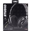 Casque filaire monitoring - T'nb - Studio - Jack 3,5mm + 6,35mm - Arceau réglable - Pliable - Noir