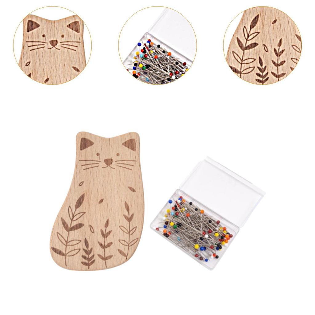 Needle Minder with Pin Kit Needlework Tools Handy Tools Cross Stitch Accessories Small Sewing Pin Holder Portable Needle Keeper