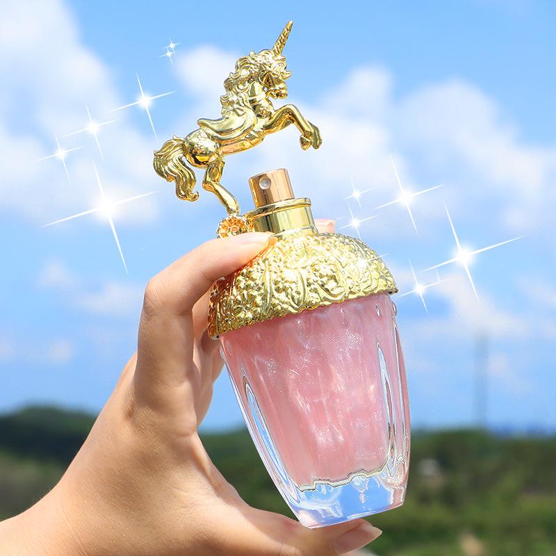 Unicorn Gold Foil Sand Perfume for Men & Women - Long-Lasting Light Fragrance, TikTok Favorite, Vietnamese.