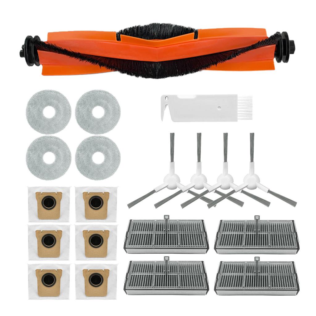 Robot Vacuum Cleaner Hepa Filter Mop Main Side Brush Dust Bag Mopping Pad Clean Brush Replacement Part for M30S