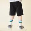 DODUODUO Boys' Ink Dot Print Soft Stretchy Sports Shorts