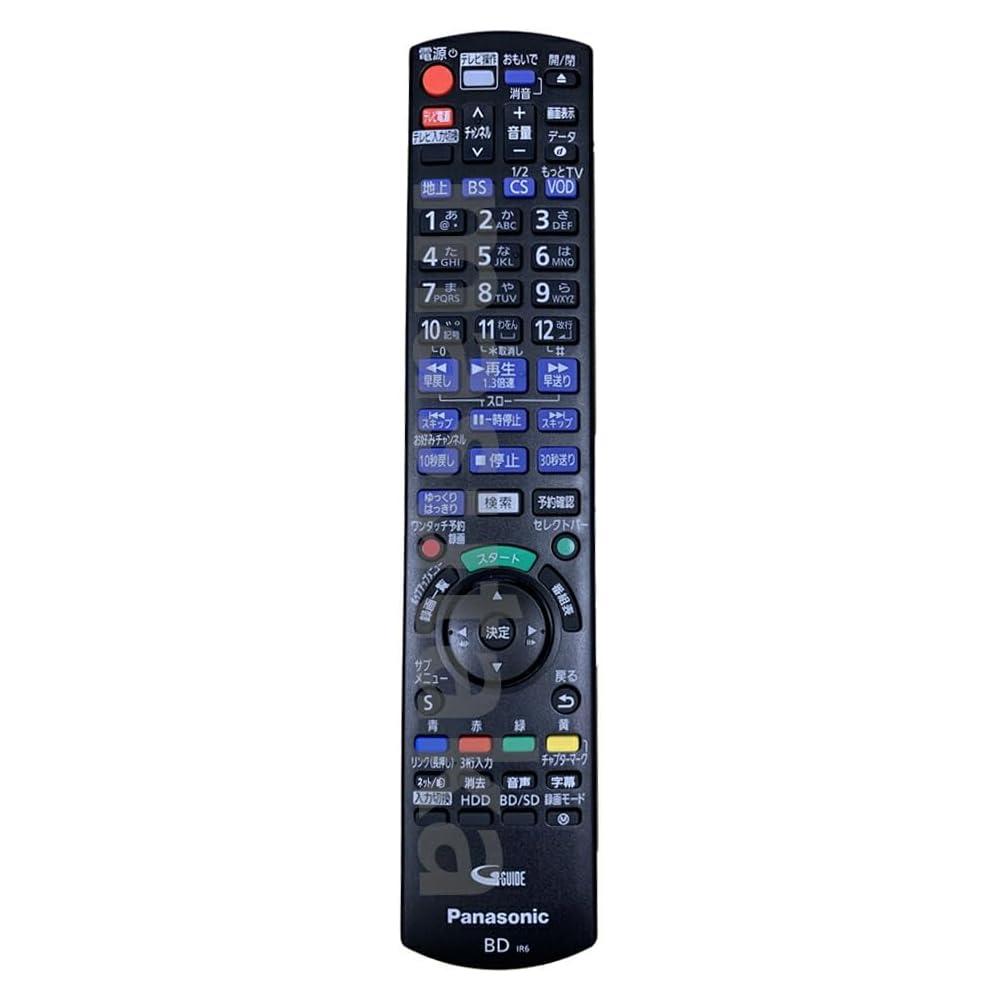 [Panasonic Genuine Part] Panasonic BD/DVD Recorder  DIGA  Genuine Remote Control Transmitter N2QAYB000994 (Setup Instructions Included)